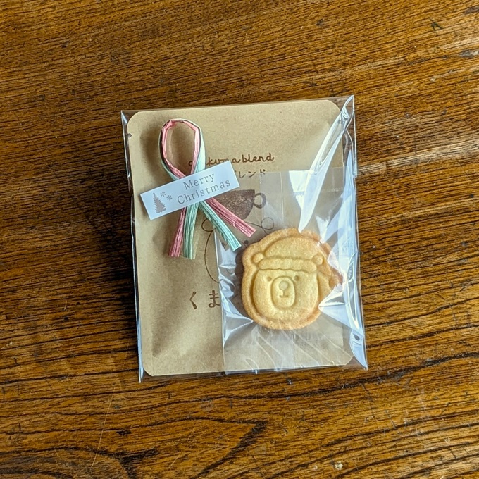 ドリップバッグ1袋とクッキー1枚のギフト